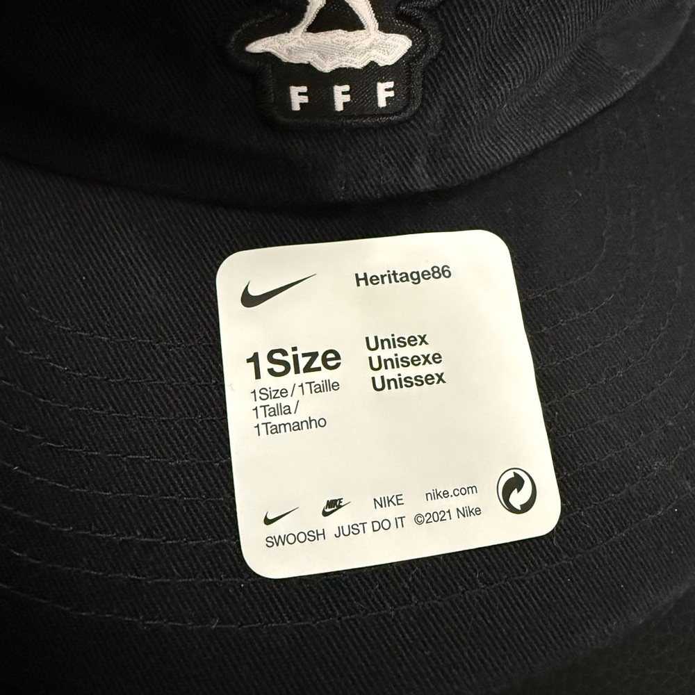 FFF Nike Classic Black Cap - Picture 6 of 7